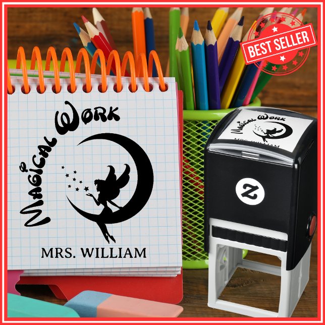 Colourful Praise Teacher Good Job Grading Self-inking Stamp (Creator Uploaded)