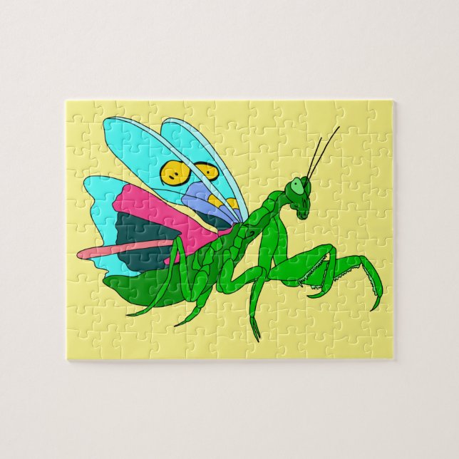 Colourful Praying Mantis Jigsaw Puzzle (Horizontal)