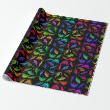 Colourful Prehistoric Dinosaurs Wrapping Paper