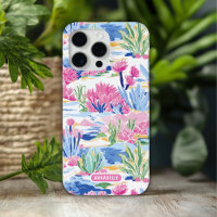 Colourful Preppy Counrty Floral Personalized Name