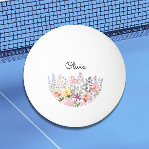 Colourful Pretty Flowers Floral Garden Personalize Ping Pong Ball
