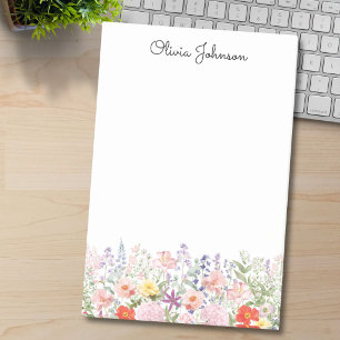 Colourful Pretty Flowers Floral Garden Personalize Post-it Notes