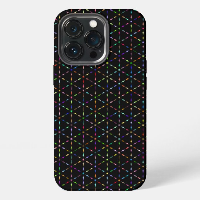 Colourful-prismatic-chromatic iPhone Case (Back)
