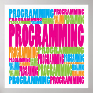 Colourful Programming Poster