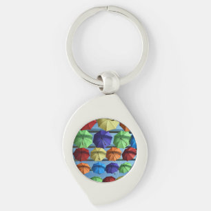 Colourful Protection Metal Key Ring