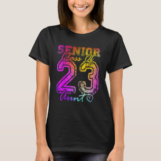 Colourful Proud Aunt Cute Heart Graduate Senior 20 T-Shirt