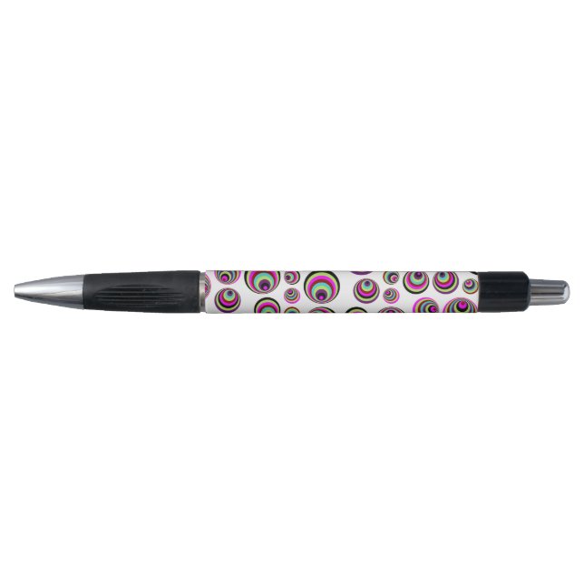 Colourful psych spots pattern I + your ideas Pen (Front)