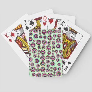 Colourful Psych Spots + your background & idea Playing Cards