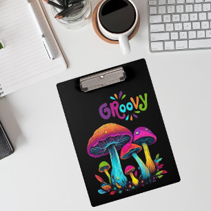Colourful Psychedelic Mushrooms- Clipboard