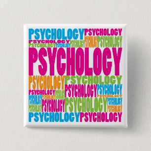 Colourful Psychology 2 Inch Square Button