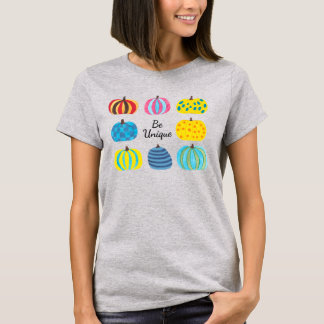 Colourful Pumpkin Design T-Shirt