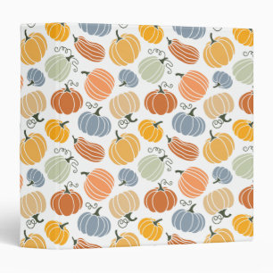 Colourful Pumpkin Gourd Pattern Binder