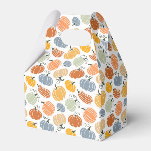 Colourful Pumpkin Gourd Pattern Favor Box