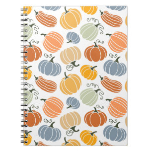 Colourful Pumpkin Gourd Pattern Notebook