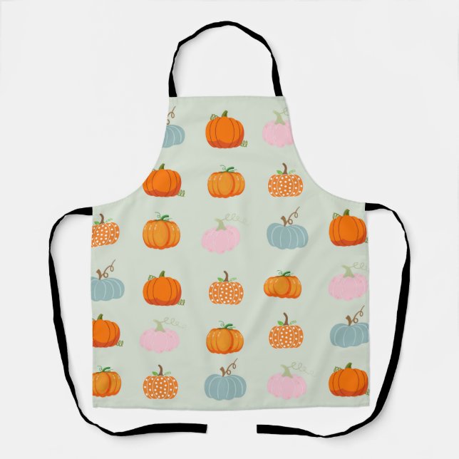   Colourful Pumpkins Apron (Front)
