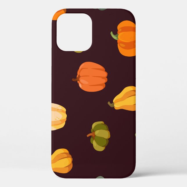 Colourful Pumpkins: Dark Autumn Elegance. Case-Mate iPhone Case (Back)