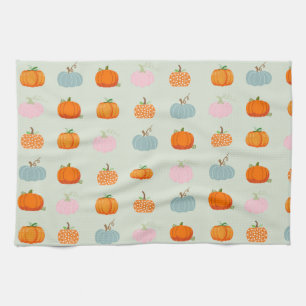 Colourful Pumpkins Kitchen Towel