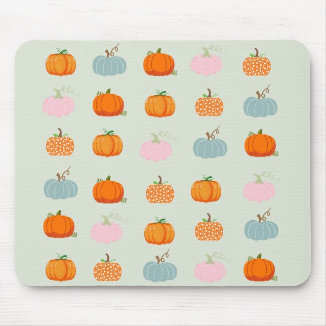 Colourful Pumpkins Mouse Pad (Front)