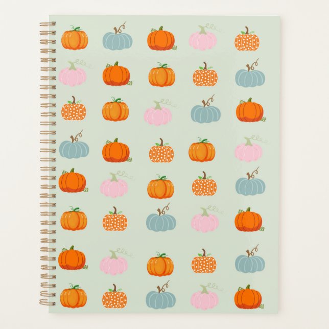 Colourful Pumpkins Planner (Front)
