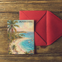 Colourful Punta Cana Dominican Republic Vintage