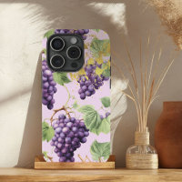 Colourful Purple, Mauve Grapevine Gold Accent