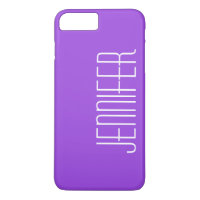 Colourful Purple, Personalized Jumbo Name