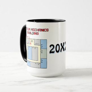 Colourful Quantum Mechanics Building Mug