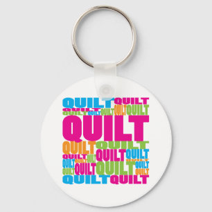 Colourful Quilt Keychain