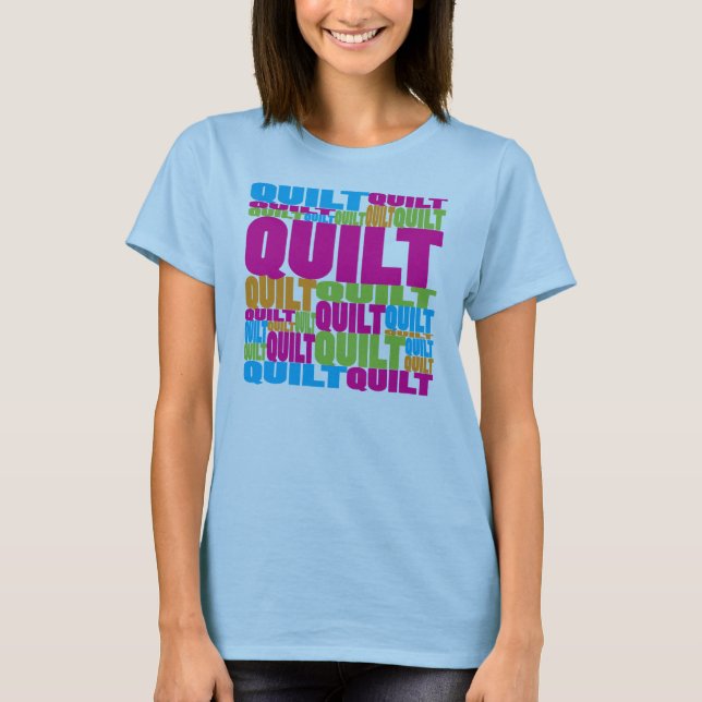Colourful Quilt T-Shirt (Front)