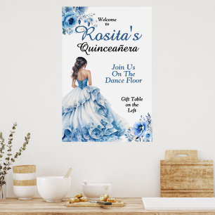 Colourful Quinceanera Poster
