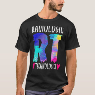 Colourful Radiologic Technologist Rt Radiology X R T-Shirt