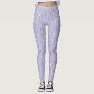 colourful rain pattern leggings