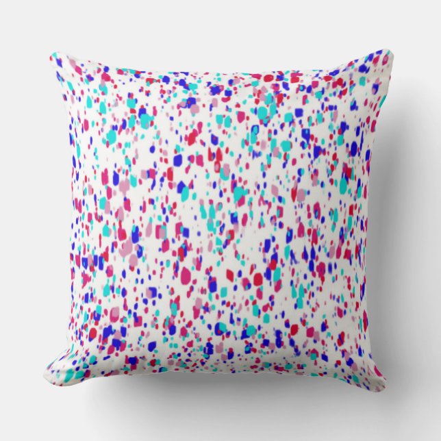 Colourful Rain Pattern Pillows (Front)