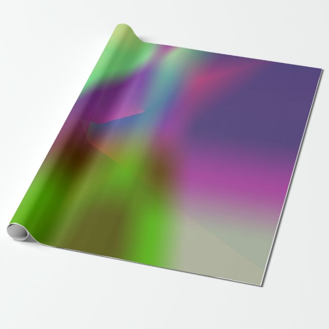 colourful rainbow abstract texture wrapping paper (Unrolled)
