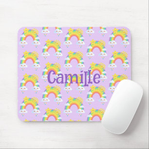 Colourful Rainbow Aesthetic Mouse Pad