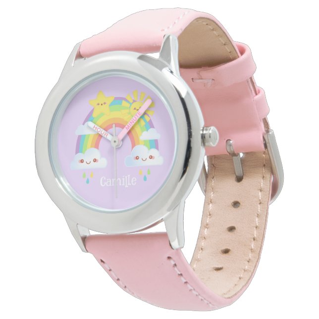 Colourful Rainbow Aesthetic Watch (Angled)