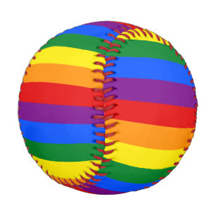 Colourful Rainbow Baseball