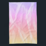 Colourful Rainbow Brushstrokes Pink Abstract Art Kitchen Towel<br><div class="desc">Decorate your kitchen with this cool abstract art towel. Makes a great housewarming or wedding gift! 
You can customize it and add text too.
Check my shop for lots more colours and patterns!</div>