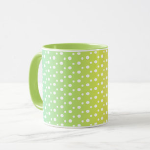 Colourful rainbow bubble gradient mug