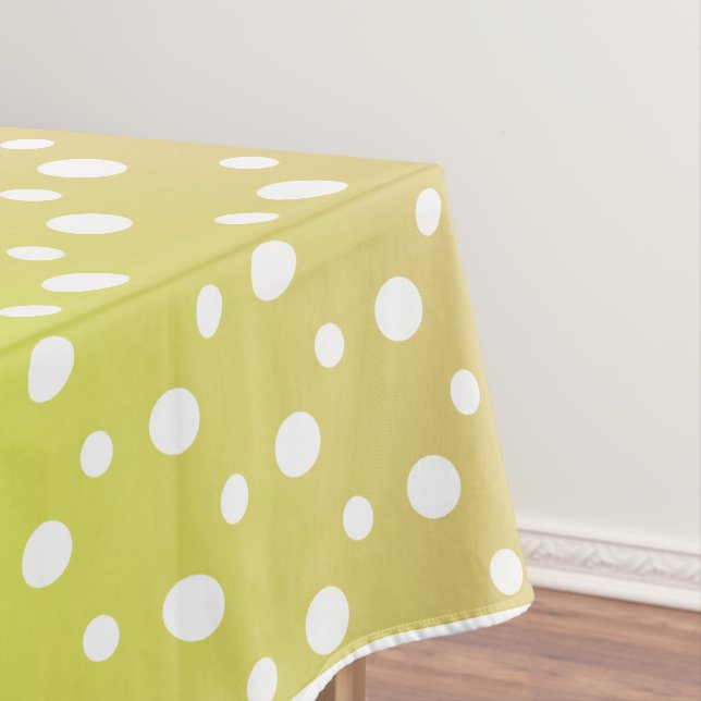 Colourful rainbow bubble gradient   tablecloth (In Situ)