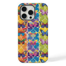 Colourful Rainbow Butterflies Digital Patterned