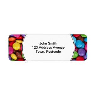 Colourful rainbow candy sweets