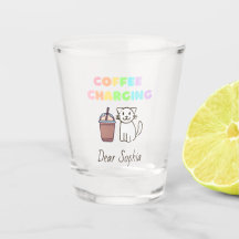Colourful Rainbow Coffee&Cat