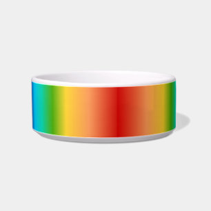Colourful Rainbow colour gradient Bowl
