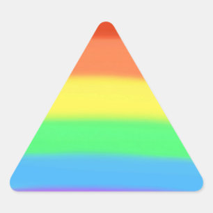 Colourful Rainbow Colours Choose Shape Stickers