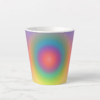 Colourful Rainbow Concentric Circle Space
