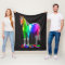Colourful Rainbow Dripping Wet Paint Horse