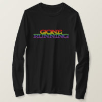 Colourful Rainbow Effect Gone Running Text