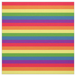 Colourful Rainbow Flag Gay Pride Fabric
