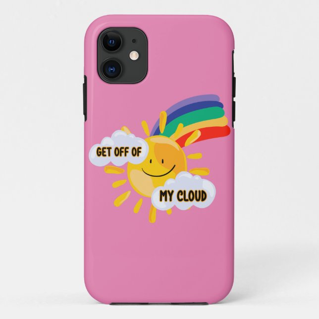 Colourful Rainbow Get Off of My Cloud  Case-Mate iPhone Case (Back)